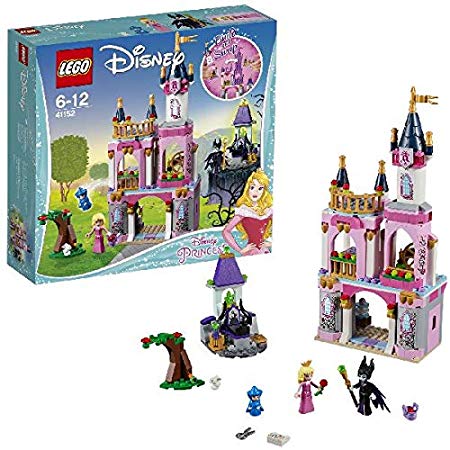 LEGO 41152 Disney Princess Sleeping Beauty’s Fairytale Castle Toy with Aurora and Maleficent figures