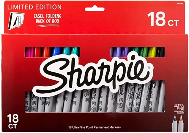 Sharpie UltraFine 18 count Permanent Markers Multicolor