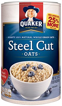 Quaker Oats Steel Cut Oatmeal, Breakfast Cereal, 30 Ounce