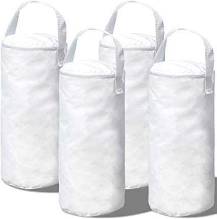 ABCCANOPY Heavy Duty Weights, Portable Canopy Sand Bags (Single Anchor White)