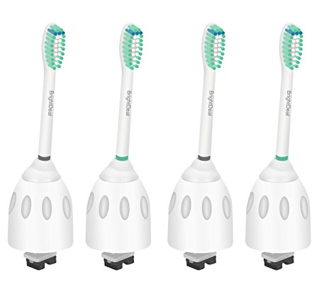 BrightDeal Replacement Heads for Philips Sonicare E Series,Essence,Xtreme,Elite,Advance (4pcs)