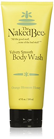 The Naked Bee Velvety Smooth Body Wash, 6.7 Ounce, Orange Blossom Honey