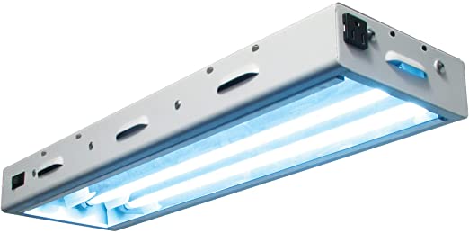 Sun Blaze T5 Fluorescent - 2 ft. Fixture | 2 Lamp |120V - Indoor Grow Light Fixture for Hydroponic and Greenhouse Use