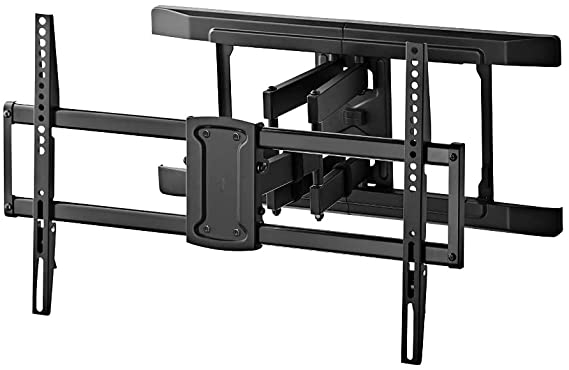 onn. Full Motion TV Wall Mount for TVs 47-84", Dual Swivel Articulating Arms