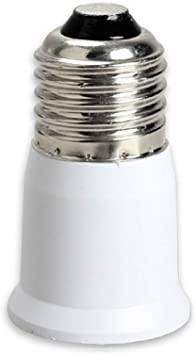 YiLighting - UL-listed (E26 to E26 Extender) - 2.3inch length Edison Screw Base Socket Extender Adapter Extension Lamp Holder, For LED CFL Lights ONLY (1pc)