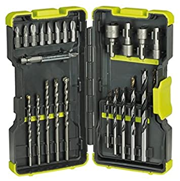 Ryobi RAK30MIX Mixed Drilling and Driving Bit Set, 30 Piece