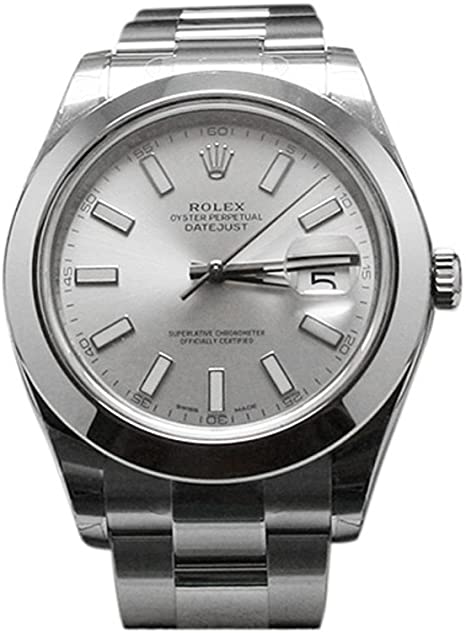 NEW Rolex Datejust II Stainless Steel Silver Dial Mens watch 116300 SIO