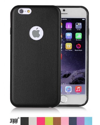 iPhone 6 Case, FYY Classic Leather Case Cover for Apple iPhone 6 Black
