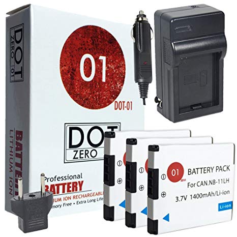 DOT-01 3X Brand Canon SX420 is Batteries Charger Canon SX420 is Camera Canon SX420 is Battery Charger Bundle Canon NB11L NB-11L