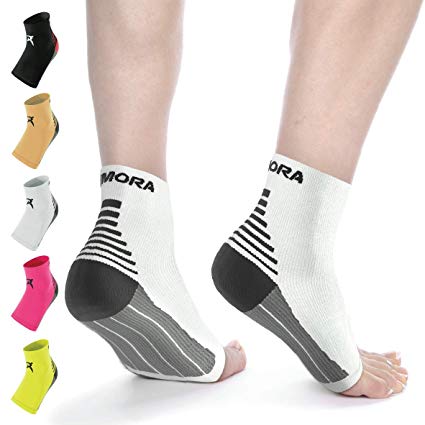 Rymora Plantar Fasciitis Foot Compression Sock Sleeves Men Women - Relieves Pain - Supports Heel, Arch & Ankle