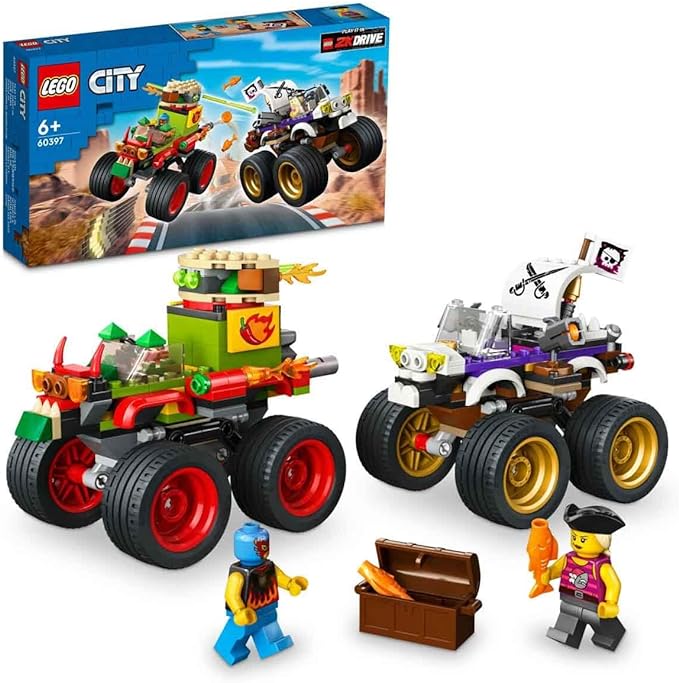 Lego 60397 Monster Truck Race, 301 Pieces, Age 6