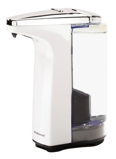 simplehuman 8 oz. Sensor Pump with Soap Sample, White