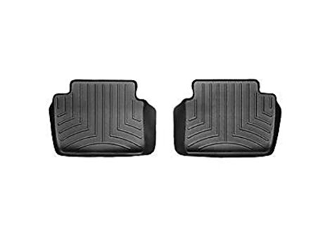 BMW Genuine All-Weather Rubber Rear Car Floor Mats Black (51 47 2 219 802)