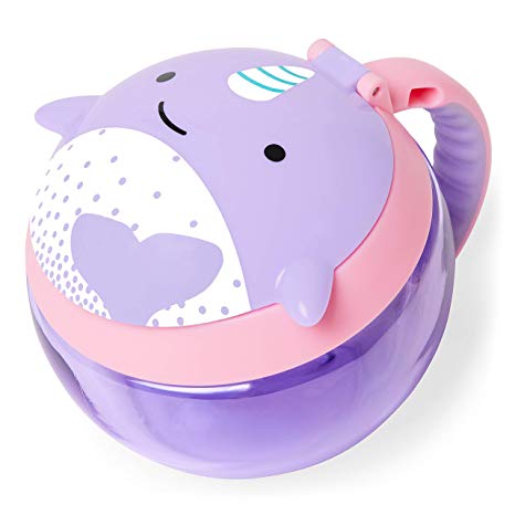 Skip Hop Toddler Snack Cup, Narwhal