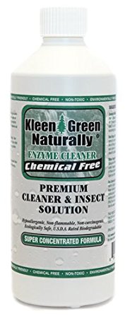 Kleen Green 16oz Concentrate for scabies, biting mites, bird mites, bed bugs, dust mites, fleas,lice, parasites and cockroaches