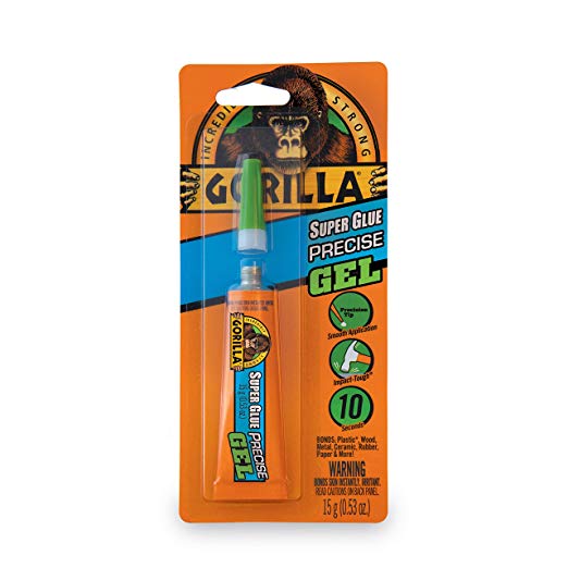 Gorilla Super Glue Precise Gel, 15g, Clear