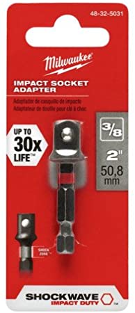 Milwaukee 48-32-5031 1/4 in. Hex Shank to 3/8 in. Socket Adapter