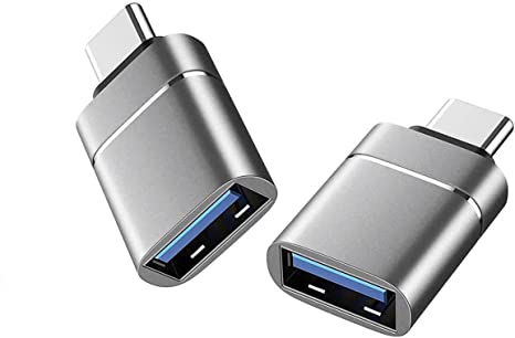 USB C to USB Adapter 2-Pack USB C Male to USB 3.0 Female Adapter Compatibllity for Apple MacBook pro Laptop PC iMac iPad air and More