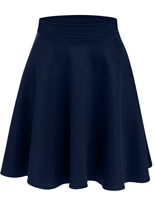Simlu Womens Skater Skirt, A Line Flared Skirt Reg & Plus Size Skater Skirts USA