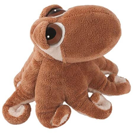 Suki Gifts Li'L Peepers Sealife Creatures Octavius Octopus Soft Boa Plush Toy (Brown/White)