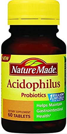 Nature Made Acidophilus Probiotics, Tablets 60 ea
