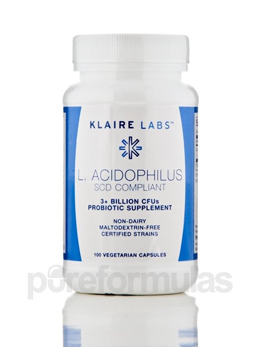 L. Acidophilus SCD Compliant 100c by Klaire Labs