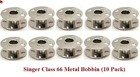 Singer Class 66 Metal Bobbin (10 Pack)
