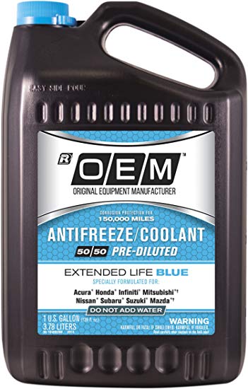 Recochem OEM 86-184BOEMH Blue Premium Antifreeze 50/50 Extended Life BLUE, 1 gallon, 1 Pack