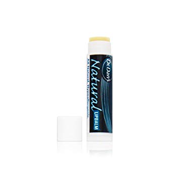 Dr. Dan's Natural Lip Balm - Chemical Free with Vitamin E & Beeswax (0.14 oz)