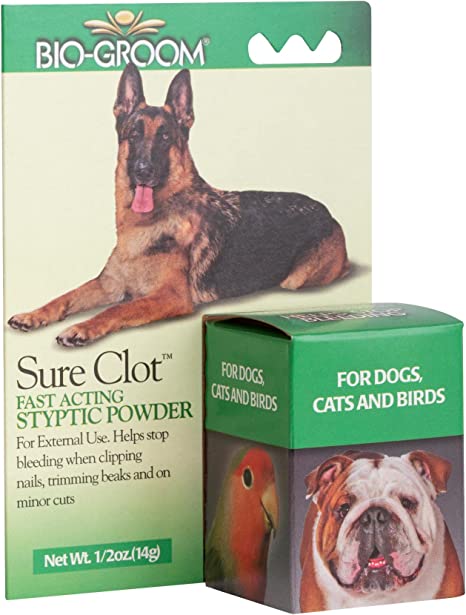 BIO-GROOM Sure Clot Fast Acting Stypic Powder.5 Oz