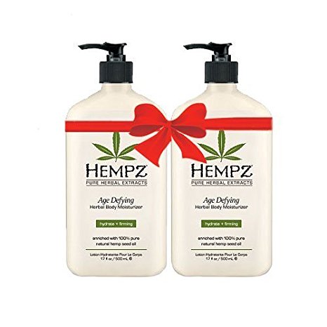 Hempz Age Defying Herbal Body Moisturizer 17 fl oz (2 pack)