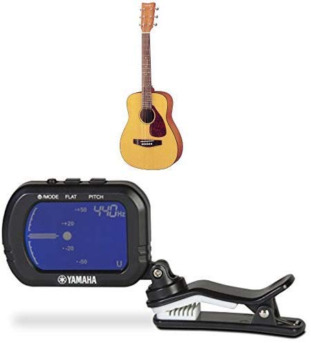 Yamaha FG JR1 3/4 Size Acoustic Guitar with Gig Bag - (Natural) with GCT1 Clip On Tuner