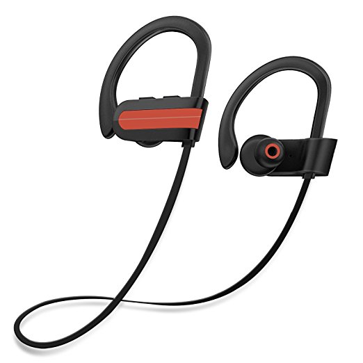 ihoven Sports Bluetooth Headphones, Sweatproof Wireless Headsets Noise-cancelling Running Headphone