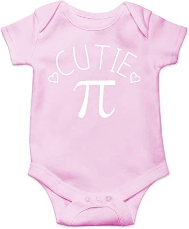Cutie Pie - Geeky Math Lover Nerd - Funny Cute Infant Creeper, One-Piece Baby Bodysuit