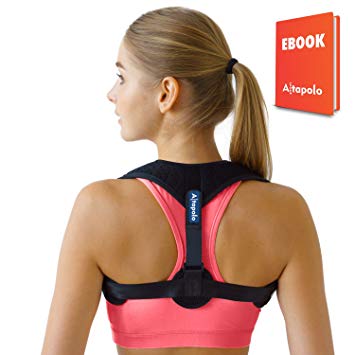 Posture Corrector for Men & Women – Adjustable Shoulder Posture Brace – Figure 8 Clavicle Brace for Posture Correction and Alignment – Invisible Thoracic Back Brace for Hunching & Slouching