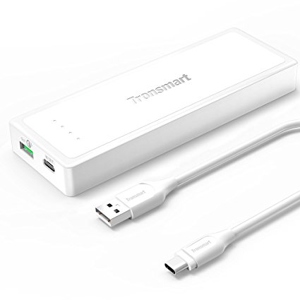 Tronsmart Presto 10400mAh USB-C/Type-C External Battery/Portable Charger/Power Bank with Quick Charge 3.0 Technology for Samsung, iPhone, Tablets and more