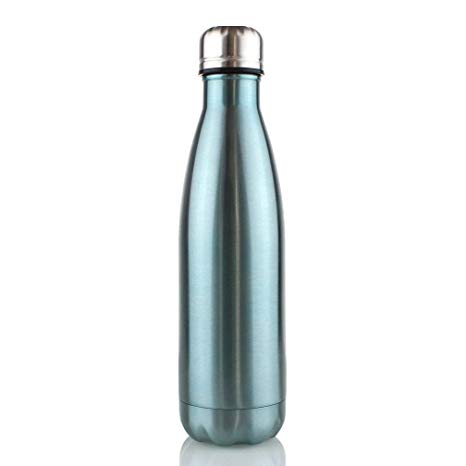 WATER'S GOOD Double Wall Drink Bottle Stainless Steel Vacuum Insulated Sport Water Bottle with Handle 18 oz