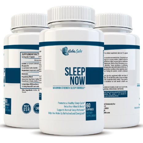 Sleep Aid - Best for Relaxing and Falling Asleep Naturally - 100 Herbal and Non-Habit Forming Sleeping Pills - With Valerian Root - 60 Capsules