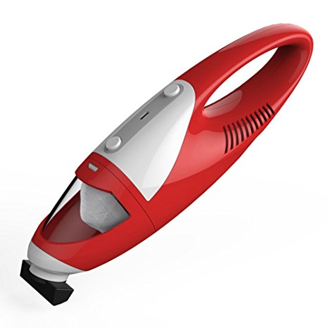 Cordless Hand VAC Portable Auto Handheld Car Vacuum Cleaner - Red