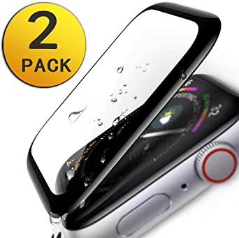 Apple Watch Screen Protector 42mm, [2 - Pack] Series 3 Screen Protector, Full Coverage Scratch Resistant Waterproof Screen Film Compatible Apple iWatch 42mm Series 1/2/3