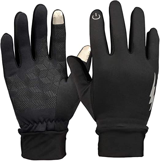MixMart Touch Screen Gloves for Men Women Windproof Non-Skid Outdoor Thermal Gloves for Running Cycling Hiking Photographing