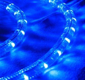 CBconcept 120VLR13FT-BLUE 13-Feet 120V 2-Wire 1/2-Inch LED Rope Light with 1.0-Inch LED Spacing