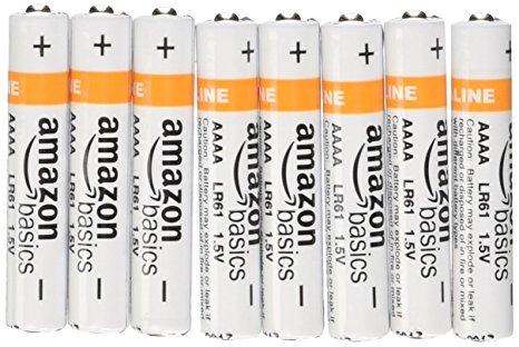 AmazonBasics AAAA Alkaline Batteries [Pack of 8]