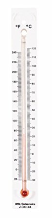 ETA hand2mind High-Range Dual-Scale Safety Thermometers (Pack of 10)