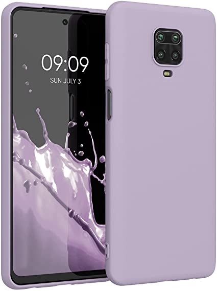 kwmobile Carcasa para Xiaomi Redmi Note 9S / 9 Pro / 9 Pro MAX - Funda para móvil en TPU Silicona - Protector Trasero en Lila