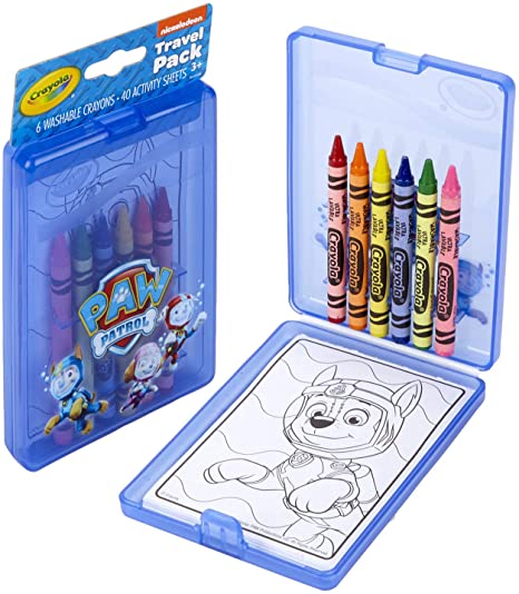 Crayola Paw Patrol Coloring Kit, Travel Activity, Gift for Kids, Ages 3, 4, 5, 6