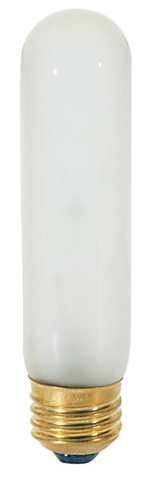 Satco S3899 120-Volt 60-Watt T10 Medium Base Light Bulb, Frosted