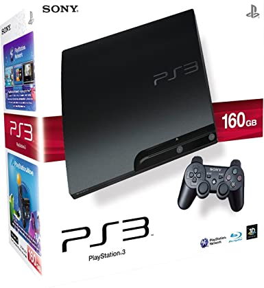 Sony PlayStation 3 160GB Slim Console with DualShock Wireless Controller