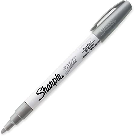 Sharpie (35545) Paint Marker, Permanent Oil-Base Marker Fine, Silver Sold Individually.