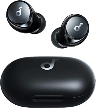 soundcore by Anker Space A40 Adaptive Active Noise Cancelling Wireless Earbuds, Reduce Noise by Up to 98%, Ultra Long 50H Playtime, 10H Single Playtime, Hi-Res Sound, Comfortable Fit, Wireless Charge